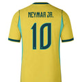 N Camiseta Local Auténtica Match Brasil NJR 2026 para Hombre (Amarillo/Verde Azulado)