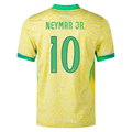 N Camiseta Local Auténtica Brasil NJR 24/25 (Amarillo Dinámico/Chifón Limón/Verde Chispa)