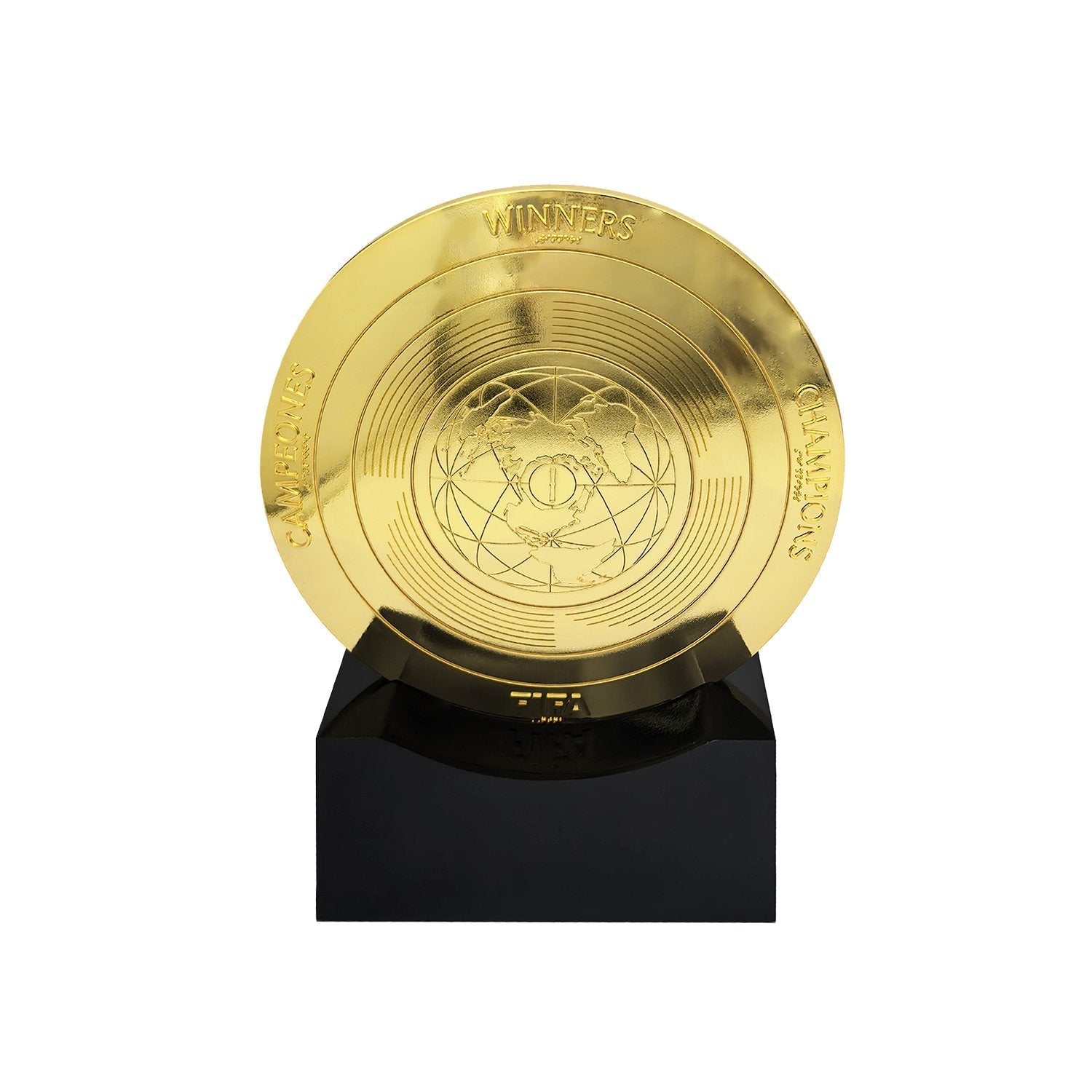F Club Copa Mundial 2025 122mm Trofeo Réplica con Caja de Exhibición