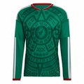 México 2026 Auténtica Local Manga Larga Camiseta - Hombre