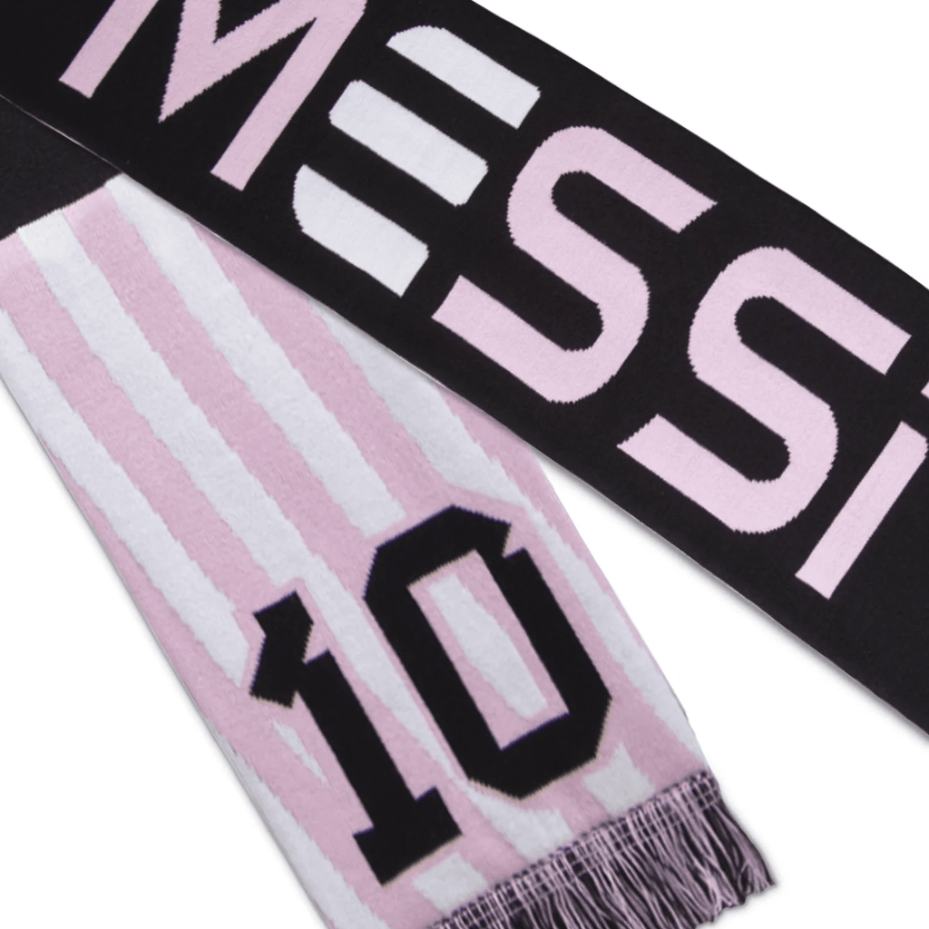 a Bufanda Lionel Messi X (Rosa/Negro/Blanco)