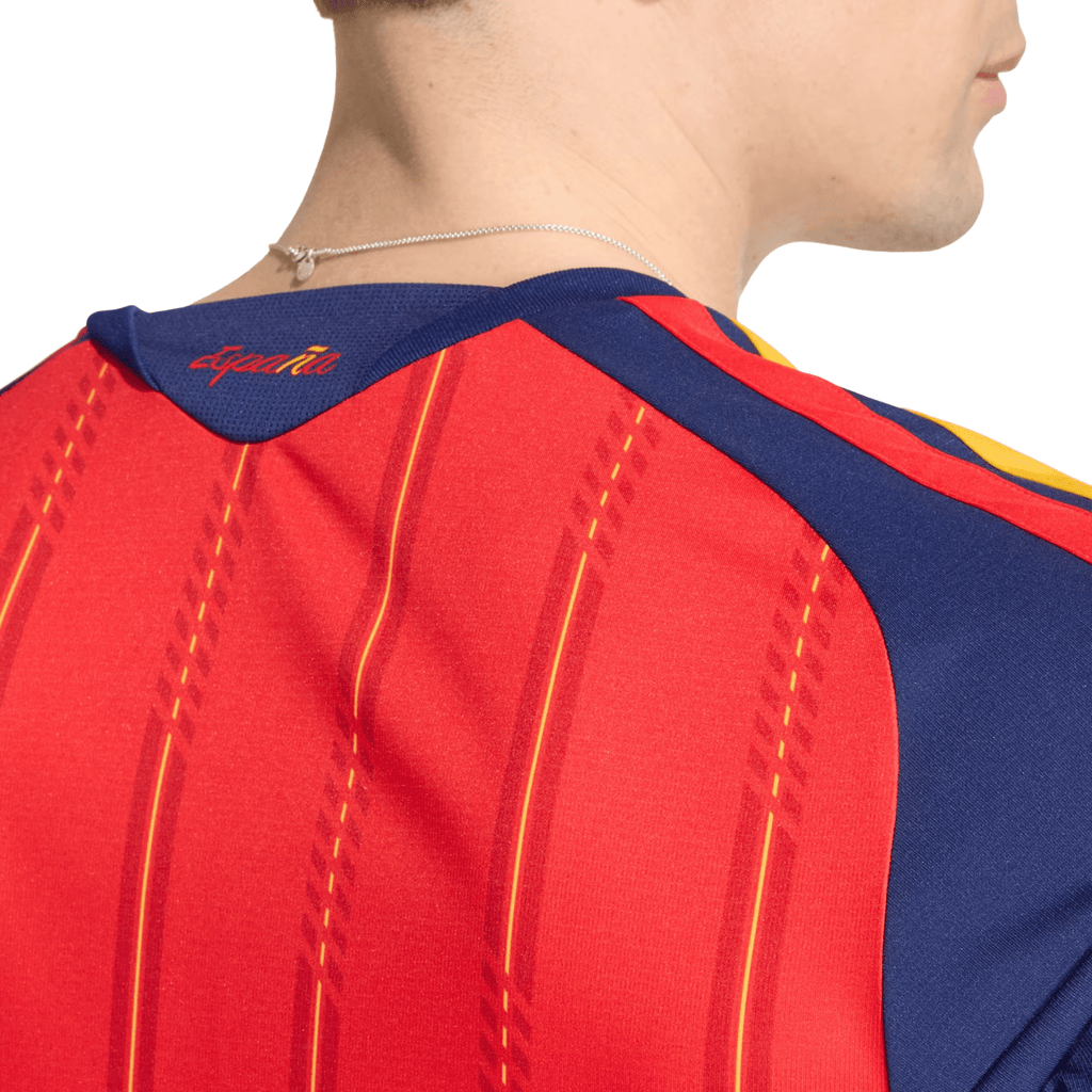 a Camiseta Local Copa Mundial Lamine Yamal España 2026 para Hombre (Rojo Intenso)
